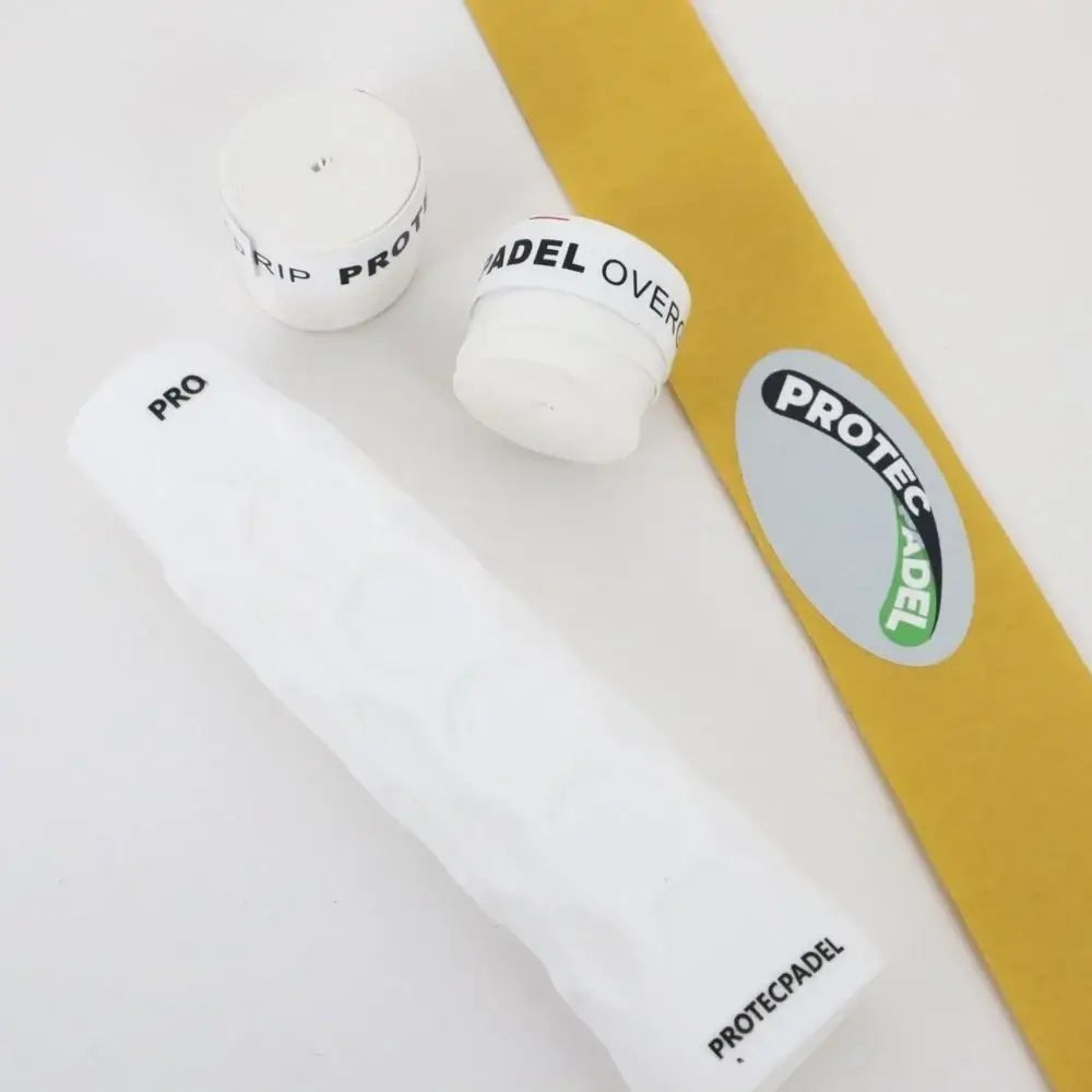  antivibrador protector transparente dos  overgrip sobre mesa