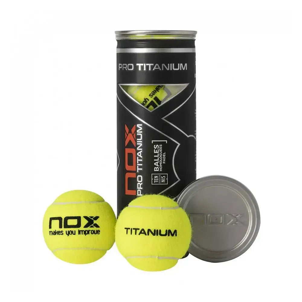 COMBO 3 BOTES DE PELOTAS NOX PRO TITANIUM