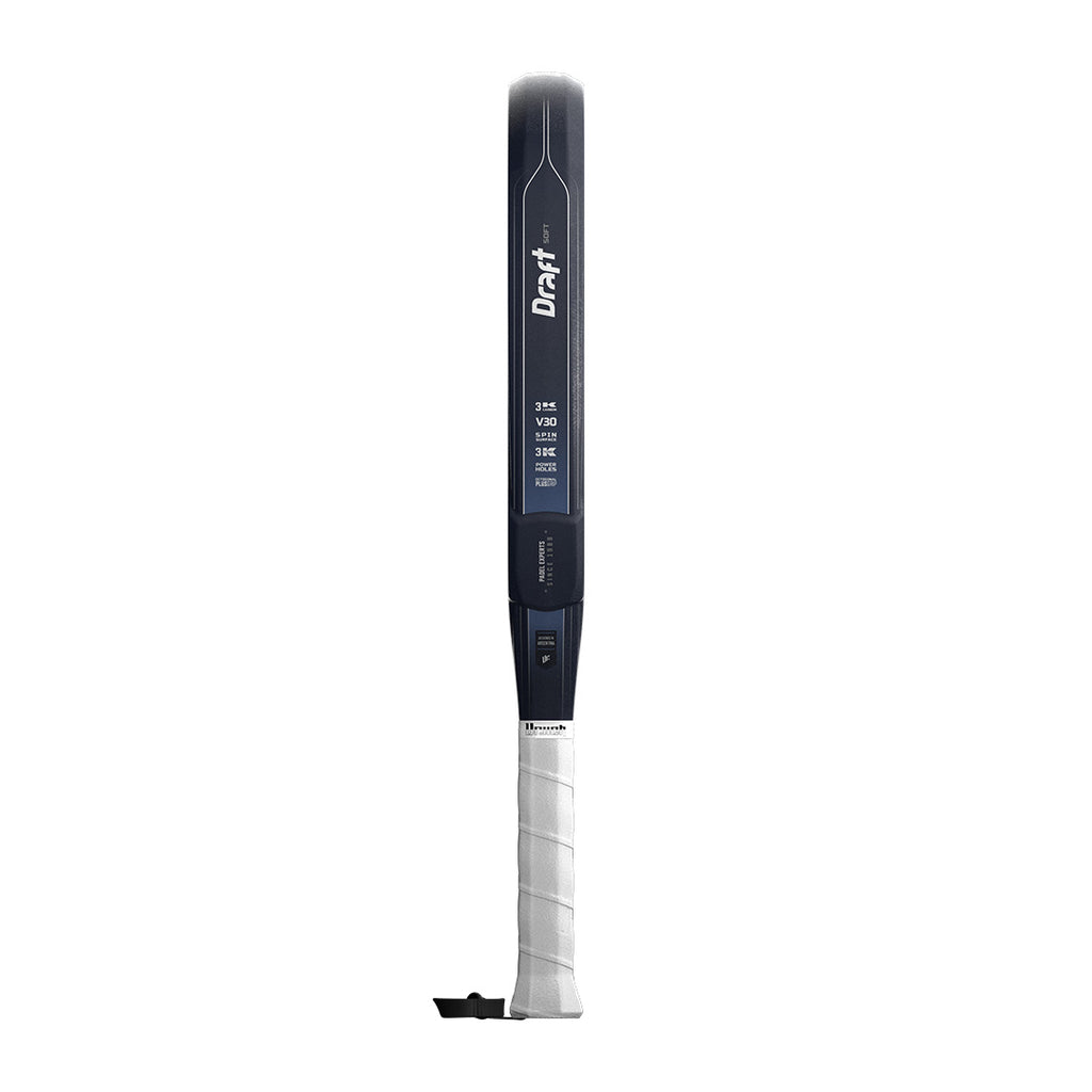 pala urich Draft Soft 2025 vista lateral grip blanco
