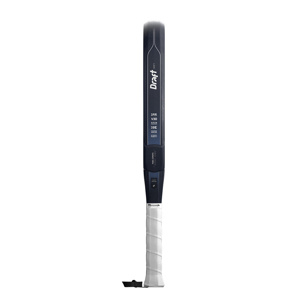 pala urich Draft Soft 2025 vista lateral grip blanco
