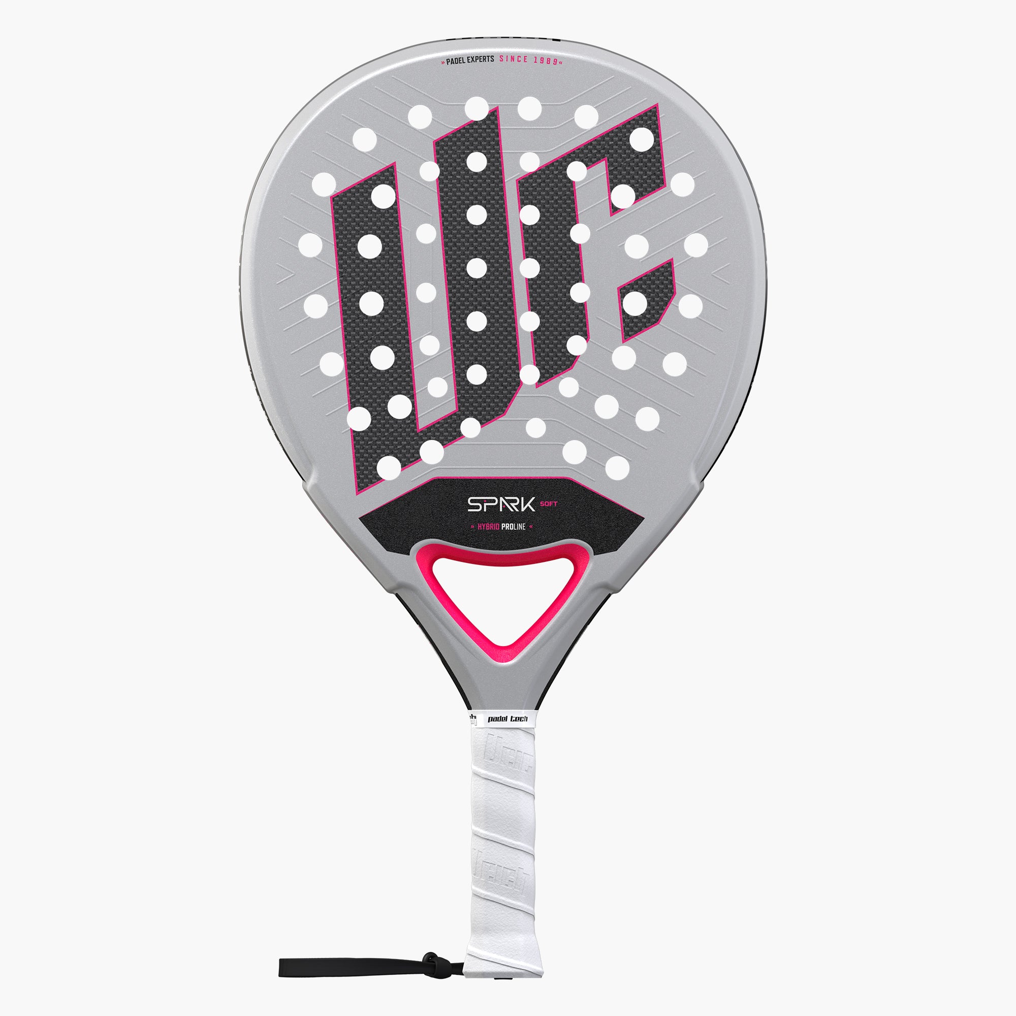 pala urich Spark Soft 3k vista frontal puente en rosa