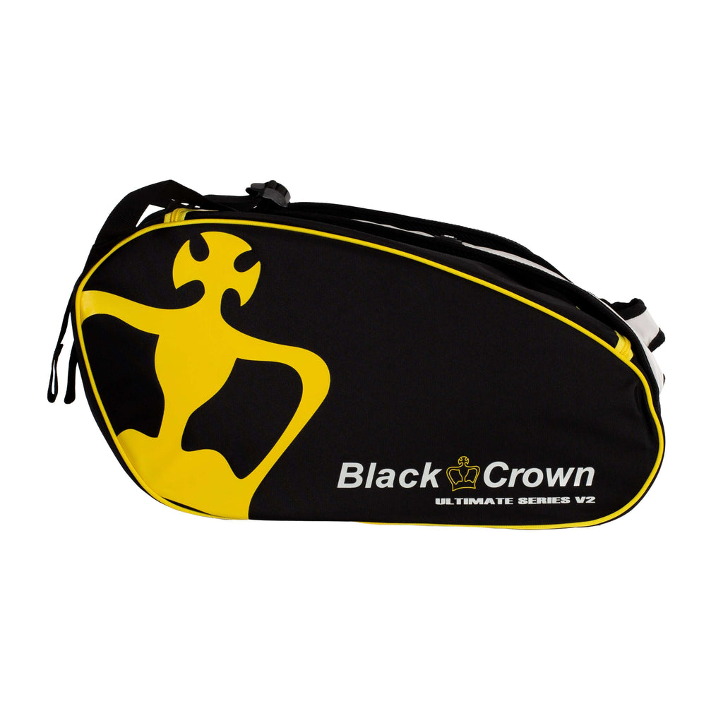 Paletero Black Crown Ultimate Series V2 amarillo y negro de pádel