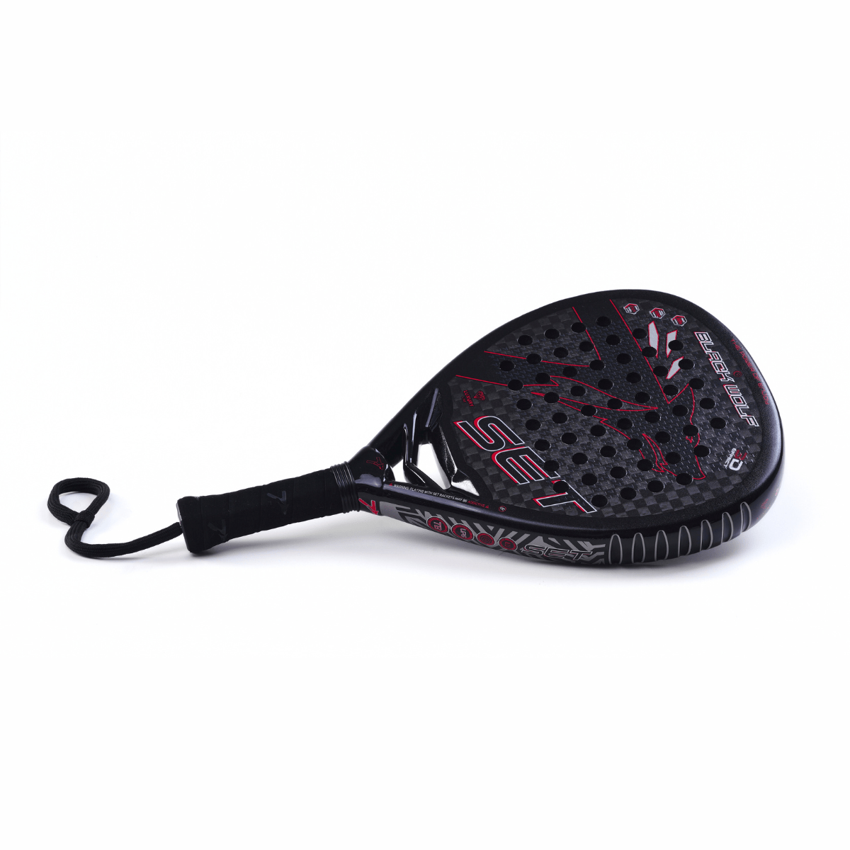 SET BLACK WOLF - THE FABRIC PADEL