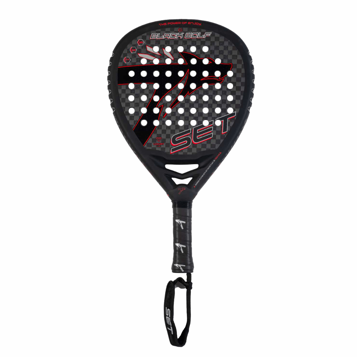 SET BLACK WOLF - THE FABRIC PADEL