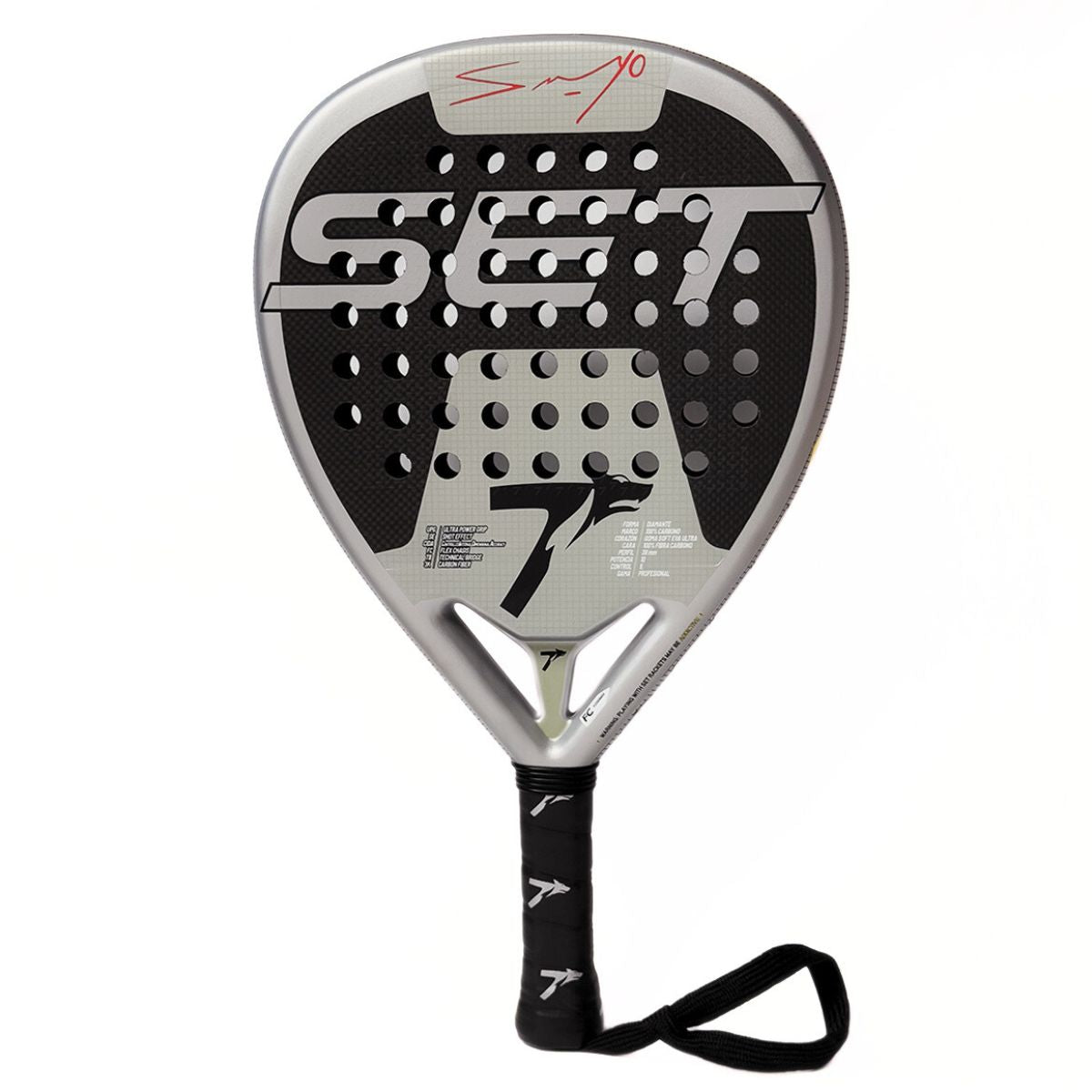 SET PLATINUM WOLF CONTROL - BY SANYO - THE FABRIC PADEL