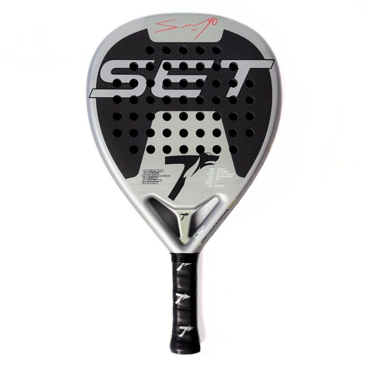 SET PLATINUM WOLF CONTROL - BY SANYO - THE FABRIC PADEL