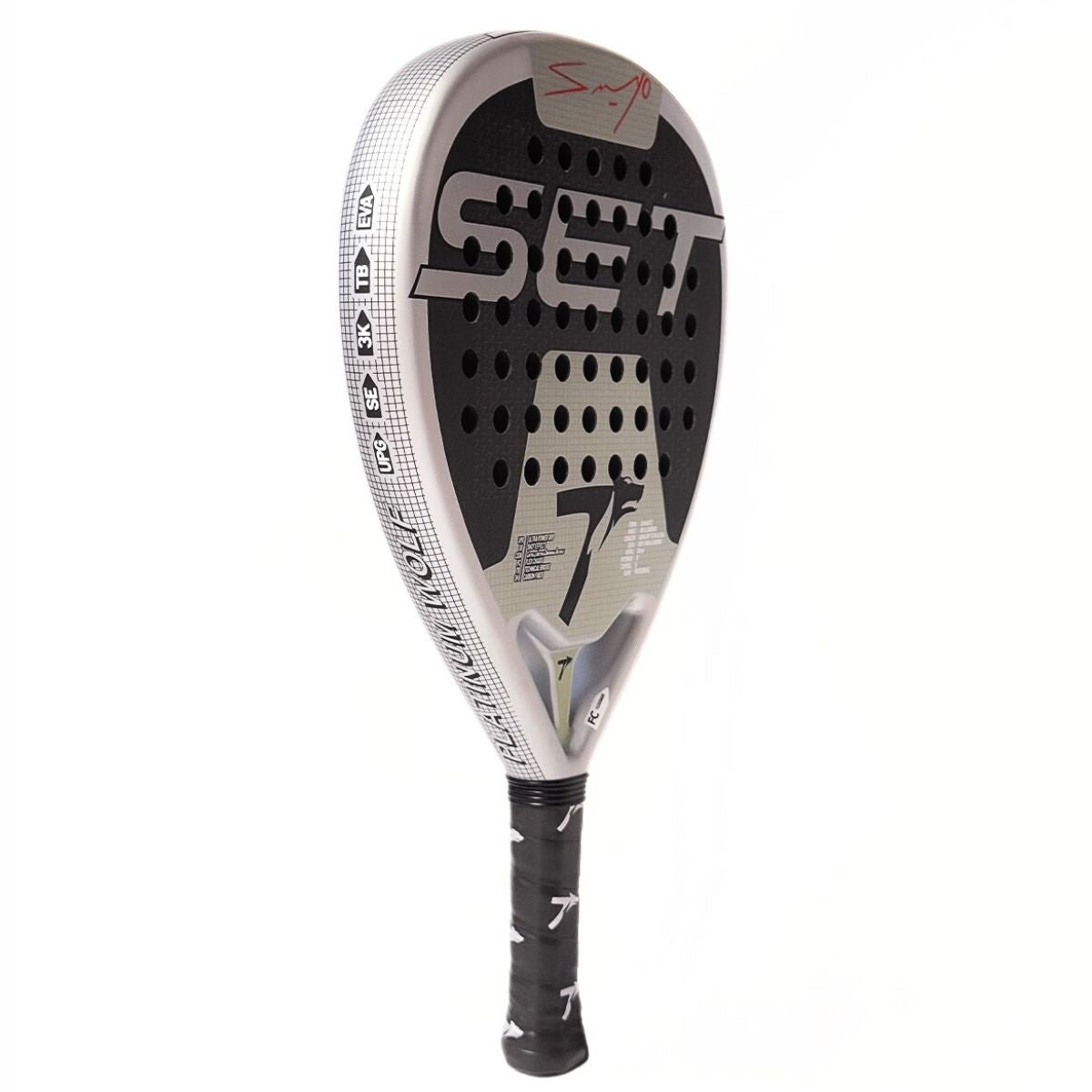 SET PLATINUM WOLF CONTROL - BY SANYO - THE FABRIC PADEL