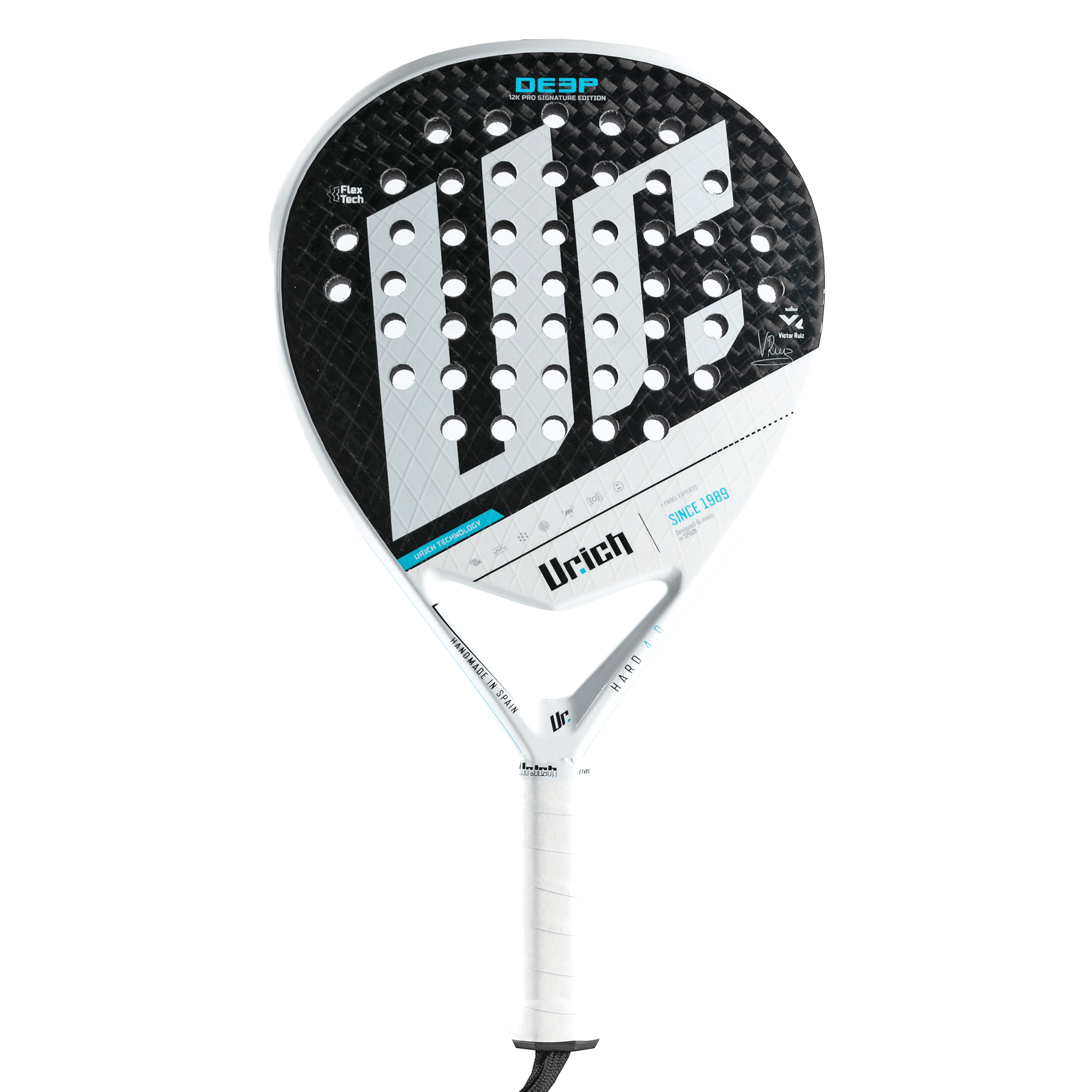 PALA PADEL URICH DEEP PRO 12K VR HARD BY VICTOR RUIZ  VISTA FRONTAL